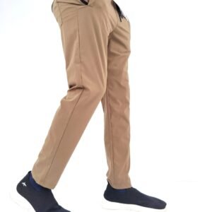 Men’s DriFit Light Brown Stretchable Trouser | Jogger Pants
